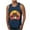 Navy, variant on Mens Beach Tank Top Sleeveless Palm Tree Graphic Tees Tropical Summer Vacation Tops Red XXL
