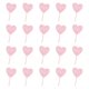 thumbnail image 5 of 20 adornos para tartas, cupcakes, cartas de amor, suministros para tartas, letreros de compromiso Rosa Blanco, 5 of 9