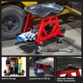 thumbnail image 4 of Stalwart Creepers Automotive Stool Chair with Wheels and Tool Storage, 4 of 11