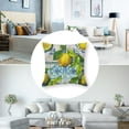 thumbnail image 5 of Italian lemon pillowcase, blue ceramic tile, lemon decoration, blue ceramic tile, lemon fruit, farmhouse, family gatherings, 1 set of 2 , various specifications, 5 of 7