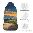 thumbnail image 5 of Gaeub Sunflowers At Sunset 2Pack Full Set Car Seat Covers with Soft Padding Universal Auto Front Seats Protector and Cushion Mat, 5 of 7