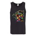 thumbnail image 3 of Dean Russo The Only Person Dog Lover Mens Graphic Tank Top, Black, Small, 3 of 6