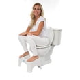 thumbnail image 5 of Squatty Potty Original Strong and Durable Toilet Step Stool, 7 in, White, 5 of 5