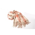 thumbnail image 2 of Buffalo Plaid Blanket Throw With Fringe, Check Pattern, 50x60" Orange Color, 2 of 4