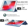 thumbnail image 3 of DuraSafe Cases Polycarbonate, Polyurethane Slim Hard Shell Protective Stand Cover for iPad 2020 PRO 12.9 Inch 4th Generation, Tablets (Navy Blue), 3 of 8