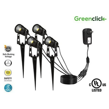 Upgrade Led Outdoor Spotlight Green 4 Pack 12v Low Voltage Upgrade Led Outdoor Spotlight Green 4 Pack 12v Low Voltage Landscape Lighting Warm White Ip65