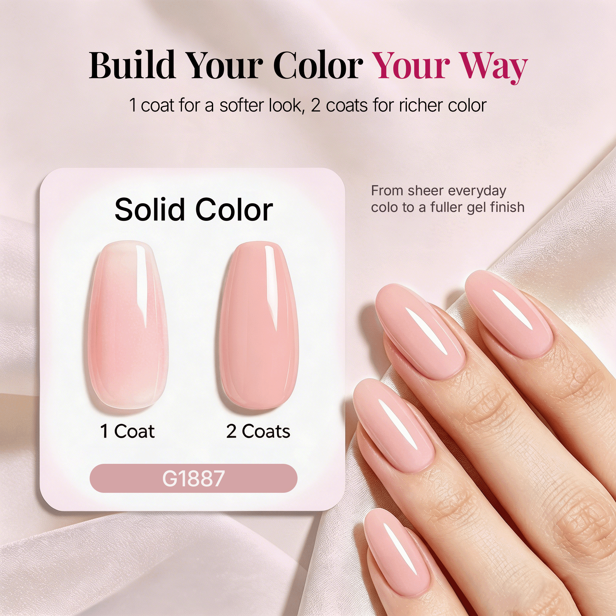 Morovan 13-Piece Sheer Nude Pink Gel Nail Polish Set with Base Coat, Top Coat & Matte Top Coat for Easy DIY Manicure