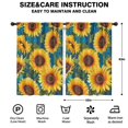 thumbnail image 2 of Blackout Kids Curtains,Sunflower Childrens Insulated Curtains Set Of 2,Bedroom Essentials,Toddler Room Decor 42x63in(106x160cm), 2 of 4