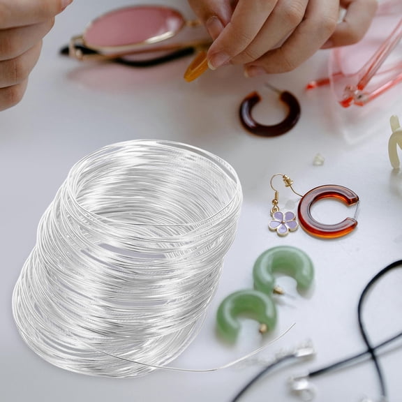 Milisten Flexible Aluminum Wire Plated Silver for Jewelry Crafting Art Sculpting and DIY Projects