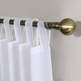 thumbnail image 3 of No. 918 Farrell Semi-Sheer Tab Top Curtain Panel, 40"x108", White, 3 of 5