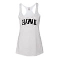 thumbnail image 2 of Wild Bobby State of Hawaii College Style Women Tri-Blend Racerback Tank Top, 2 of 6