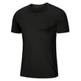 thumbnail image 3 of Men's Short Sleeve UPF 50+ T-Shirt Quick Drying Workout Athletic Running Swim Shirt Rash Guard Performance Tee Tops Black, Size S, 3 of 3