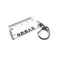 thumbnail image 2 of lionlar Ruler Shaped Keyring Pendant Lobster Buckle for Men Women Backpack Clear, 2 of 9