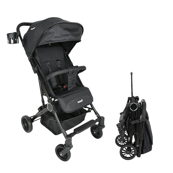 Carriola Bebé Motek Kiara Plegable Ligera Compacta Viaje Negro