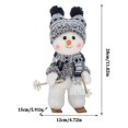 thumbnail image 3 of Regalos de Navidad - Muñeco de peluche animado y adorable, figura coleccionable, decoración de columpio para Navidad, dormitorio, hogar, mesa, escritorio B, 3 of 5