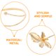 thumbnail image 3 of Brazalete de metal con flores de moda: elegante brazalete abierto para mujer, brazalete floral para uso diario., 3 of 7