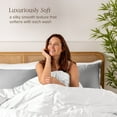 thumbnail image 3 of Bare Home Bamboo Body Pillowcase - Made from Rayon Fibers -  Soft, Cooling & Breathable - Light Grey, 3 of 9