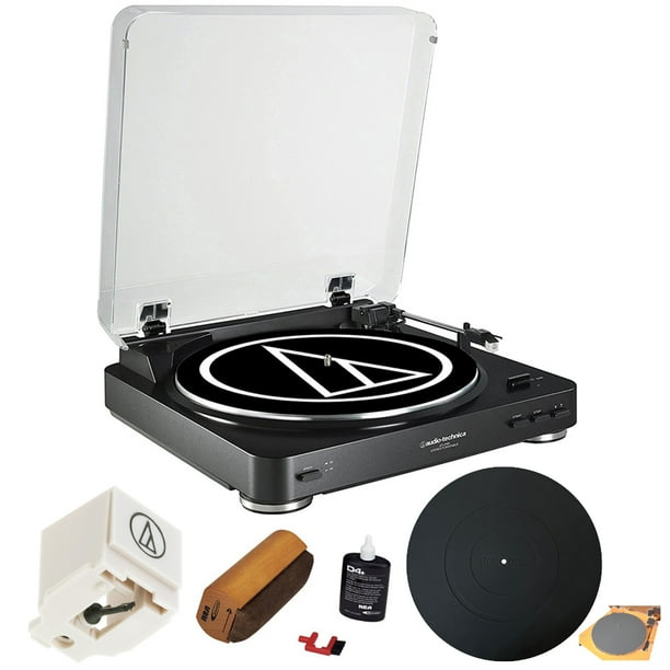 AudioTechnica ATLP60 Fully Automatic Stereo Turntable System (Black