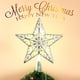 thumbnail image 4 of Decoración para árbol de Navidad Nuanchu Silver Glitter con 20 luces LED, 4 of 7