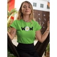 thumbnail image 2 of Wow Daisy Banner. T-Shirt Women -Image by Shutterstock, Female Small, 2 of 4