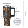 thumbnail image 2 of Trick or Treat Halloween Pattern Tumbler with Handle and Lid,40oz Double Wall Vacuum Insulated Tumbler,Cups Gift for Women and Men, 2 of 7