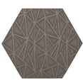 thumbnail image 1 of Indoor Outdoor custom size area rugs made in USA pattern Geometrical comes in Ten colors and Nine shapes rectangular,round,square,runners,oval,octagon,half round - Neutral, 5' Hexagon Area Rugs, 1 of 1