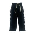 thumbnail image 4 of Pantalones de chándal para figura masculina, vestido de disfraz, Mini pantalón largo de pierna ancha deportivo para muñecos masculinos de 12 pulgadas, negro CUTICAT Pantalones en miniatura, 4 of 8