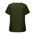 thumbnail image 5 of BUIGTTKLOP Womens Tops Short Sleeve Shirts Casual V Neck T Shirts Lightwieght Loose Fitted Tees, 5 of 6
