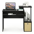 thumbnail image 4 of Pemberly Row Wood Multipurpose Computer Writing Desk w/Bin in Black/Brown, 4 of 5