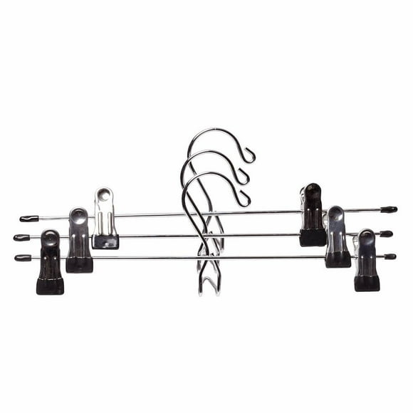 Ganchos para Ropa Better Space de Metal con Clips 3 Piezas