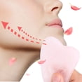 thumbnail image 1 of Rose Quartz Gua Sha Tool Pink FacialMassage Instrument for Skin Care and Wellness Routine, 1 of 7