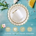 thumbnail image 2 of 8PCS Disposable 7 Inch Plates Disposable Compostable Paper Tableware Set Ecological Degradable Dinnerware for Birthday Barbecues Camping Picnics Party, 2 of 7