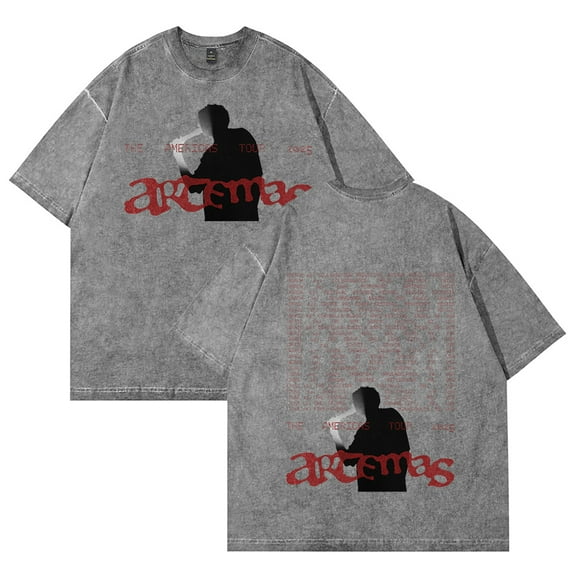 Artemas Tour 2025 T-shirts Women Men Cotton Wash Clothes Trend Casual Short Sleeve Top