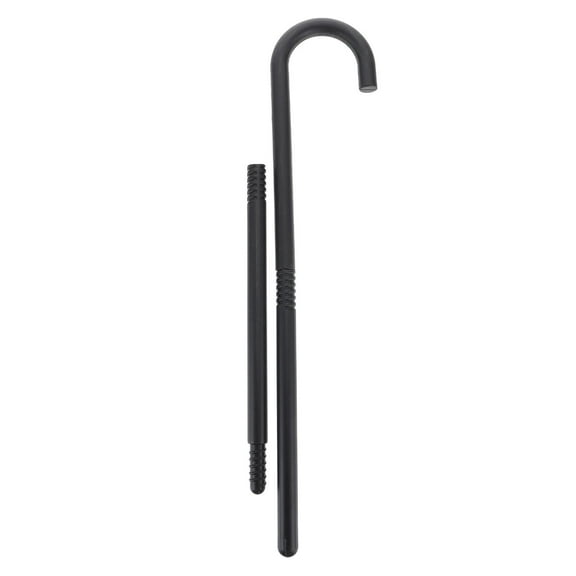 Plastic Magician Crutch, 80 x 1.8cm Theatrical Cane Spell Casting Stick Black Magician Cane Costume Accessory for Costume