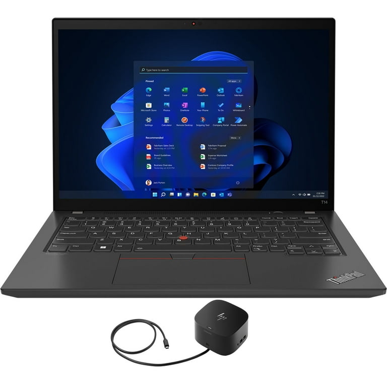 Lenovo ThinkPad T14 Gen 3 Home/Business Laptop (Intel i5-1235U 10