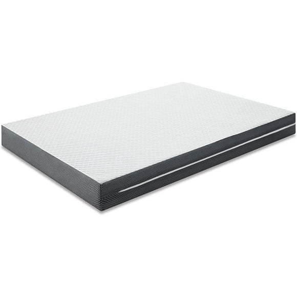 Memory Foam Crib Mattress, Dual Sided Waterproof Toddler Bed Mattress, Double-Layer Baby Mattresses for Infant and Toddler with Removable Mattress Cover