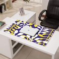 thumbnail image 3 of Long Mouse Pads for Desk,Purple Leaf Pattern Desk Mats on Top Of Desks, Desk Mouse Pad Extra Large with 3mm Non-Slip Base and Stitched Edge for Gaming,Office,Work,Home 31.5"x15.7", 3 of 6