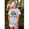 thumbnail image 4 of I Can't Run I'm a Mermaid Funny Cute Women's Plus Size Graphic Tee Brisco Brands 3X, 4 of 5