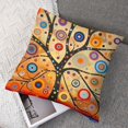 thumbnail image 7 of nygtbtfer Colorful Painting Trees European Square 2pcs Fashion Home Decor Pillowcase Color Candys Wave Throw Pillow Case with Hidden Zipper Decorative Pillowcase White, 7 of 7
