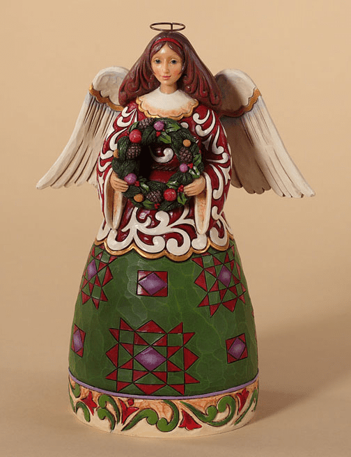 Jim Shore Christmas Angel with Wreath