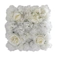 thumbnail image 2 of YAOMOBB Flower Wall Panel DIY Square Artificial Rose Flower Wall Panel 3D Floral Backdrop Decoration, 2 of 7