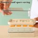 thumbnail image 5 of Caja para hacer hielo con bandeja de hielo cubierta de silicona - Caja casera para hacer cubitos de hielo, 8 compartimentos de liberación fácil, tapa sellada, multiusos para congelar, 5 of 6