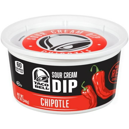 Taco Bell Chipotle Sour Cream Dip, 12 Oz. - Walmart.com