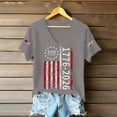 thumbnail image 4 of 250 Anniversary USA Shirt Women 4th of July Patriotic Shirts 250th Red White and Blue Tops American Flag Tee, 4 of 4