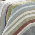 thumbnail image 3 of Eddie Bauer Striped Cotton Reversible Textured Washable Quilt Sets, Full, Multicolor, 3-Pieces, 3 of 3