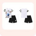 thumbnail image 4 of Emy Dola Toddler Boy Summer Clothes 2-Pieces Outfits Kids Casual Cute Graphic Cotton Short Sleeve Shirt Shorts Set 2-7 Years, 4 of 8