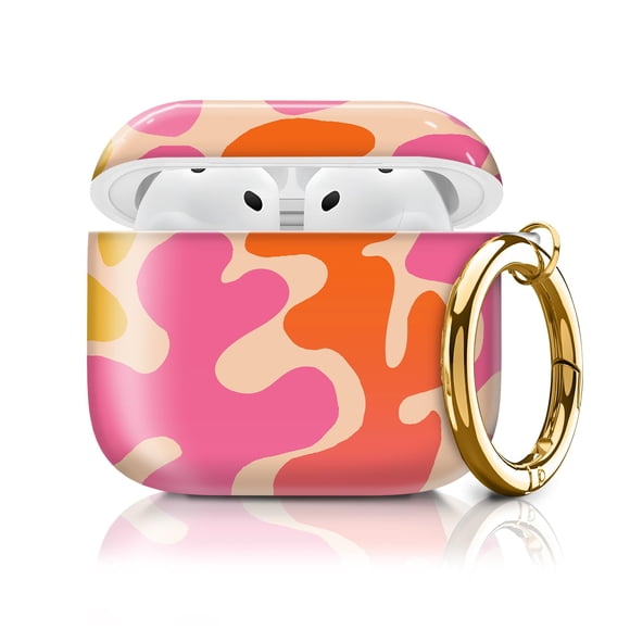 Funda para dispositivo electrónico portátil AEKVPL AirPods 4th Gen Pink
