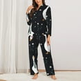 thumbnail image 2 of Haiem Fashionable Goose Pattern Women’s Long-sleeve Sleepwear,Sleepwear Set,2-piece Loungewear Set,Soft PJs Comfy Nightwear with Pockets-Medium, 2 of 7