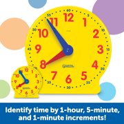 Learning Resources Classroom Clock Kit Preschool Must Have, Teaching Time Activity