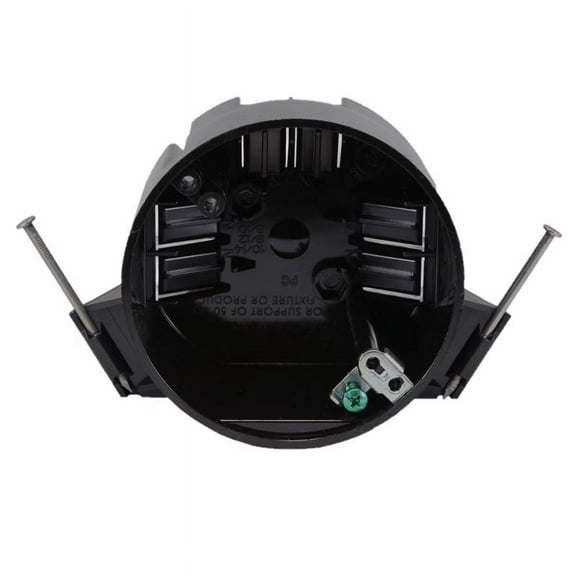 Cantex Industries 45565009 EZ20CNGR 4 in. PVC Ceiling Box with Nails & Ground